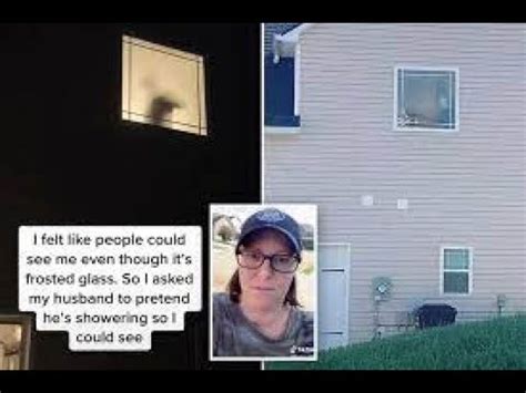 flashing neighbor|Mom realizes she’s been flashing neighbors from bathroom window .